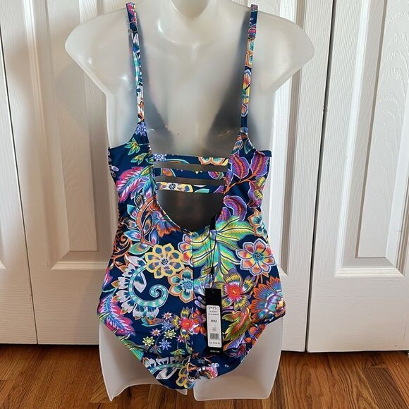 BCBGMAXAZRIA One Piece Swimsuit Bathing Suit Tummy Control Medium M NWT - Picture 8 of 10